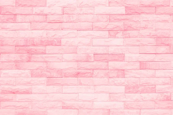 Pastel merah muda tak beraturan dari dinding batu pasir bata dekoratif — Stok Foto