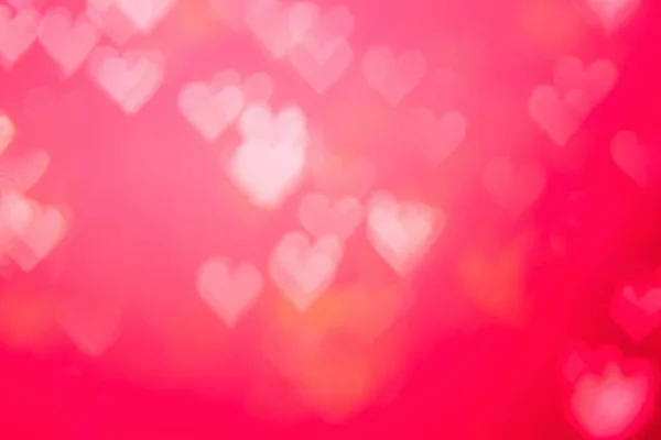 Rote Hitze leidenschaftlich und Glamour hell Bokeh background.heart förmigen Bokeh roten abstrakten Hintergrund Banner. Liebe Thema Illustration. Valentinstag-Konzept. Kopierraum. Dekoratives Glitzerdesign. — Stockfoto