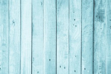 Eski grunge ahşap doku arka planı. Antika mavi tahta duvar antikası. Boyanmış yıpranmış soyma masası. Cyan soluk, boyalı ahşap doku. Ahşap zemin, mavi yüzey tahtaları. Tasarım için antika doku. Yıpranmış mavi odun