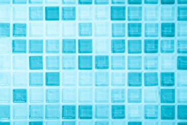 Mavi pastel seramik duvar ve zemin fayansları soyut arka plan. Yatak odasının geometrik mozaik desen dekorasyonunu tasarla. Arkaplan reklam afişi ya da web için basit pürüzsüz desen.