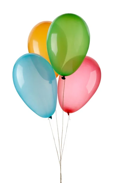 Four colored balloons — Stock Photo, Image