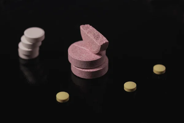 Medicína v akci - sady tabletu — Stock fotografie