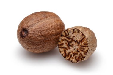 Küçük Hindistan cevizi ve yarım nugmeg