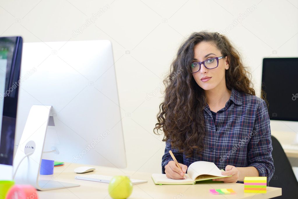 Female software developer working on computer Stock Photo by ©FS-Stock  127337282
