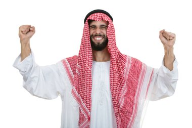 El ele tutuşarak Arap bir kişi