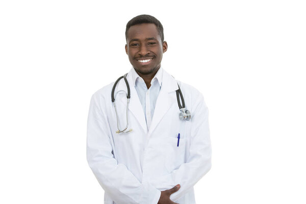 Afro-Amerikan Tıp doktoru — Stok fotoğraf