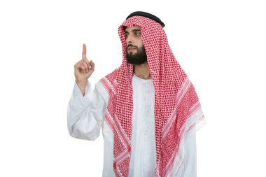 Suudi Arap Emirlikleri adam işaret 