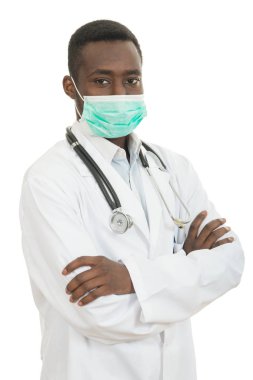 Afrikalı-Amerikalı doktor adam