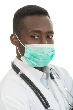 Afrikalı-Amerikalı doktor adam