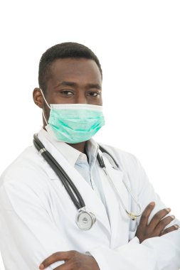 Afrikalı-Amerikalı doktor adam