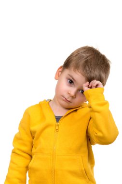 Sevimli öğrenci düşünme fikir 