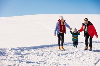 aile içinde bir kış eğleniyor 