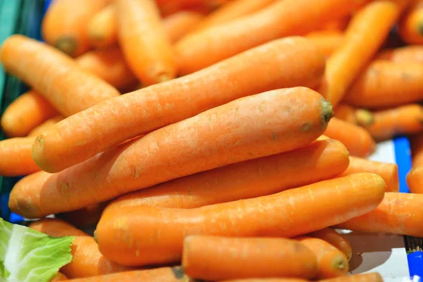 Frische Bio-Karotten. — Stockfoto