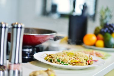 Masada sebzeli makarna 