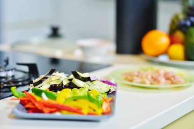 Sebze mutfakta masada