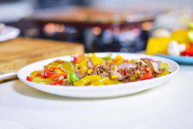 Lezzetli beyaz mutfak