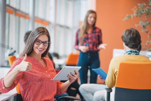 Businesswoman working at office — Stock Photo, Image