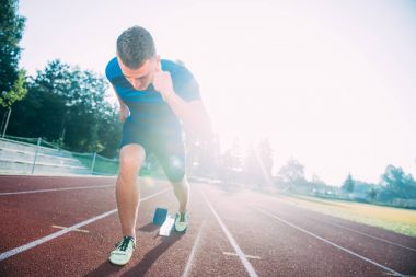 Sprinter üzerinde koşu parkuru