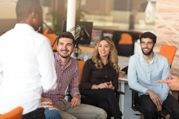 Startup Diversidade Trabalho em equipe Brainstorming Meeting Concept . — Fotografia de Stock