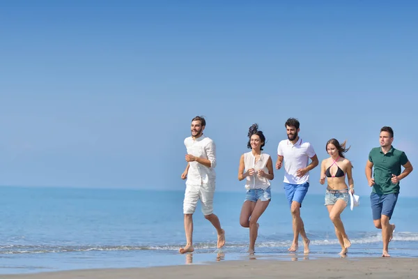 Amizade Liberdade Praia Verão Férias Conceito — Fotografia de Stock