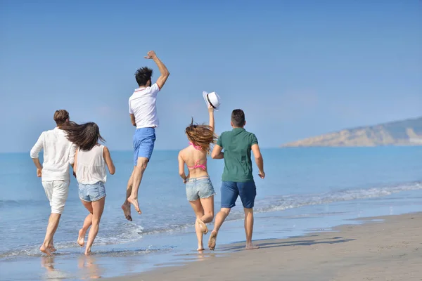 Amizade Liberdade Praia Verão Férias Conceito — Fotografia de Stock