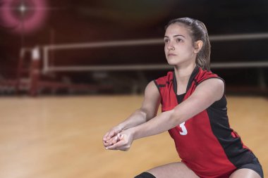 Kadın profesyonel voleybolcu Voleybol sahası