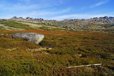 Avustralya 'daki Kosciuszko Dağı yolunda.