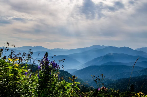 Montanhas, natureza, vértice, turismo — Fotografia de Stock