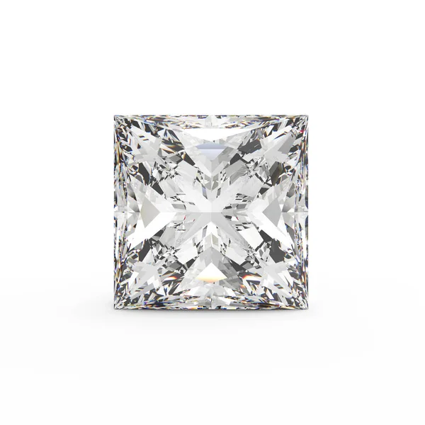 yansıması ile 3D çizim elmas 