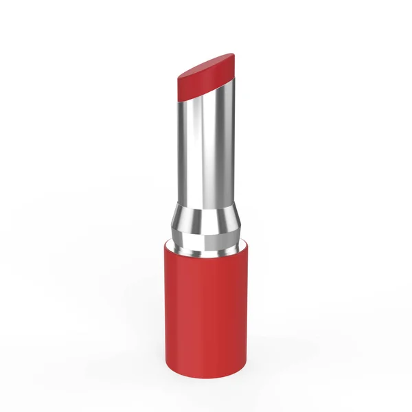 Illustration 3D rouge à lèvres rouge — Photo