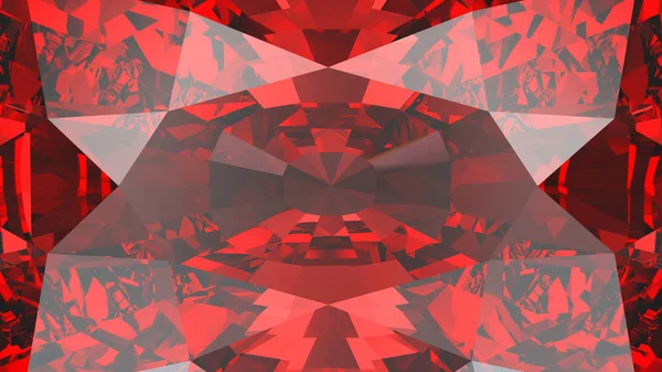 3D illustration crop red ruby diamond texture zoo — Stock Photo, Image
