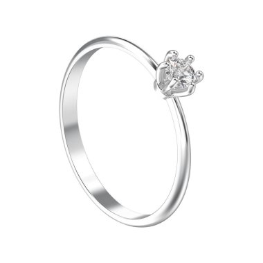 3D illüstrasyon izole beyaz altın veya gümüş geleneksel solita