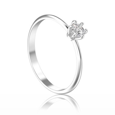 3D illüstrasyon izole beyaz altın veya gümüş geleneksel solita