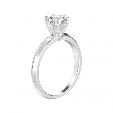 3D illüstrasyon izole beyaz altın veya gümüş geleneksel solita