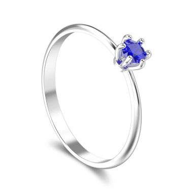 3D illüstrasyon izole beyaz altın veya gümüş geleneksel solita