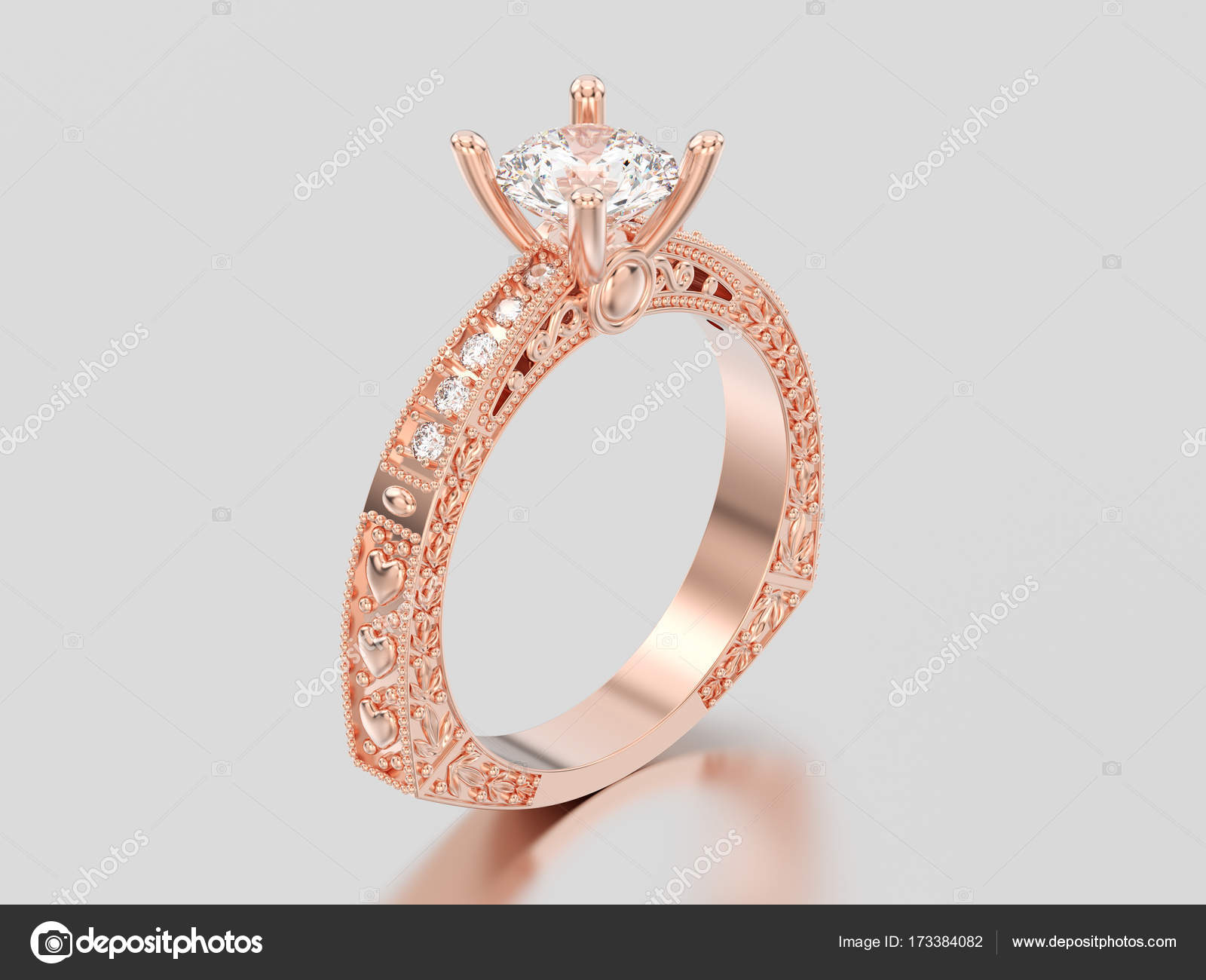 ornament engagement ring