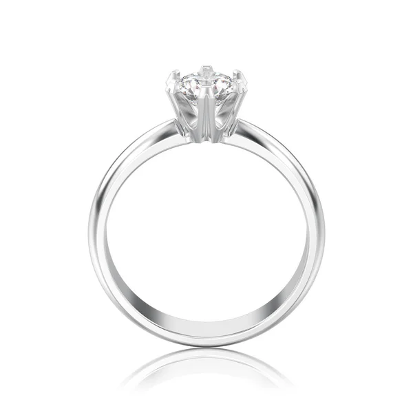 3D illüstrasyon izole beyaz altın veya gümüş geleneksel solita