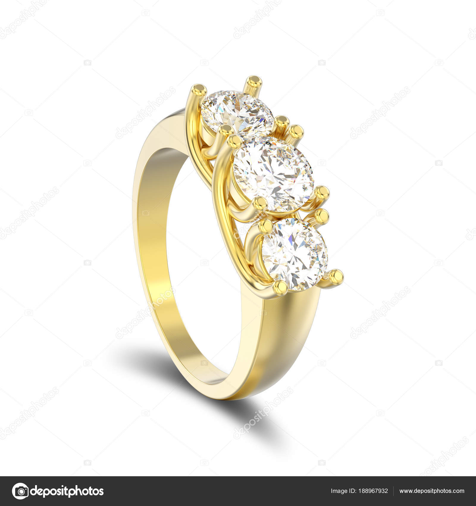 bague or jaune 3 pierres bague or jaune 3 pierres