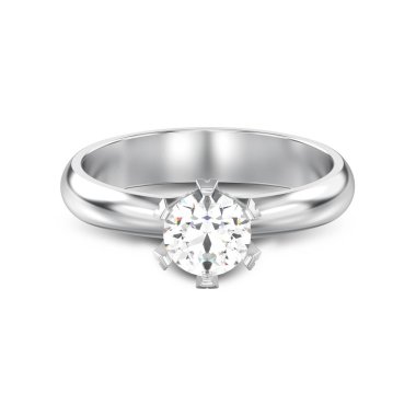 3D illüstrasyon izole beyaz altın veya gümüş geleneksel solita