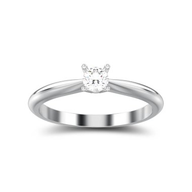 3D illüstrasyon izole beyaz altın veya gümüş geleneksel solita