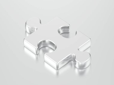 3D çizim gümüş bulmaca 