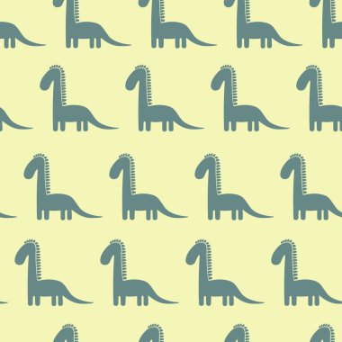 Dinozor şirin illüstrasyon model