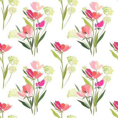 Bahar çiçek kompozisyon.