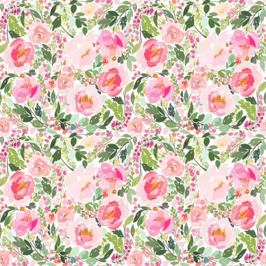 Pembe gül yaprakları ile