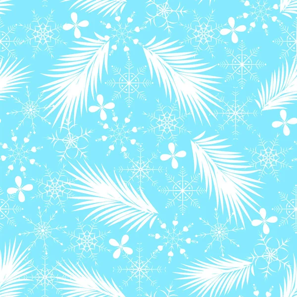 Winter Christmas pattern. — Stock Vector