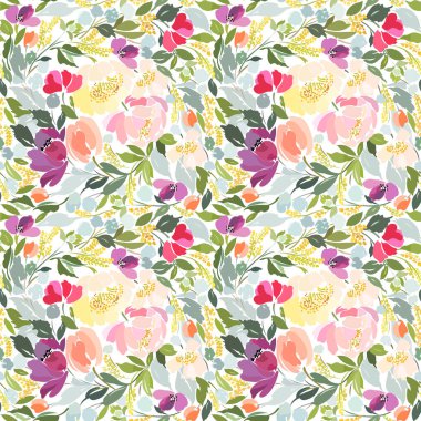 parlak çiçek halı