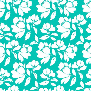 çiçek süsleme ile desen