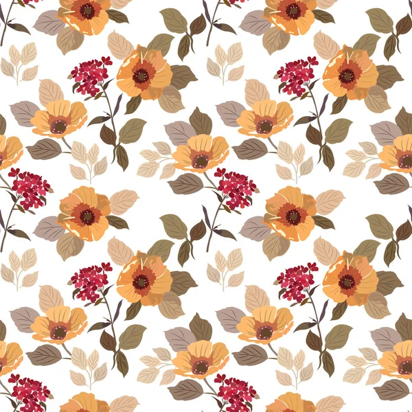  yaz çiçek haşhaş ile desen