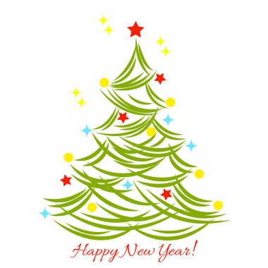 Mutlu yıllar kartı.