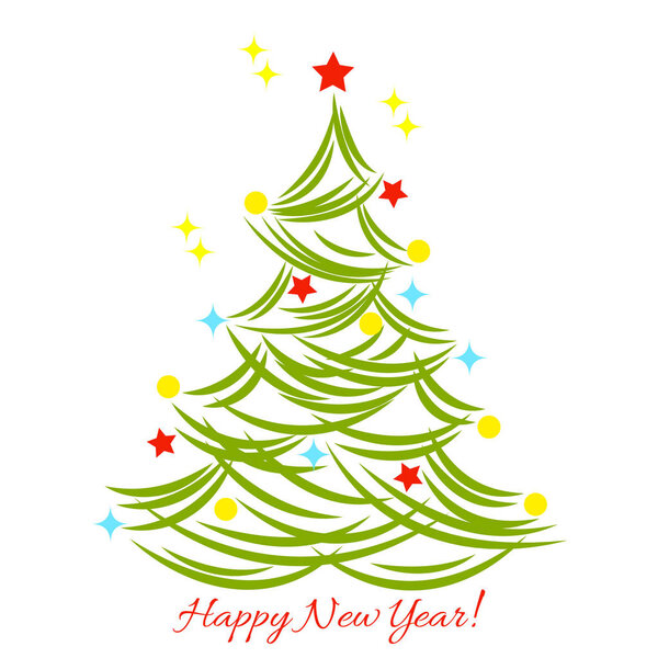 Новогодняя открытка